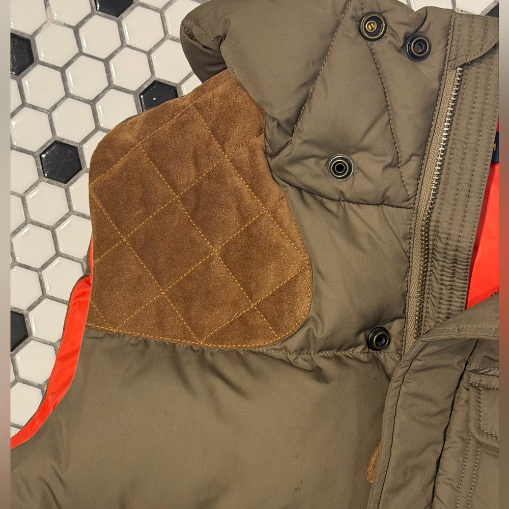Ralph Lauren Rugby Women’s Green Down Puffer Vest - Size Medium - Picture 8 of 16